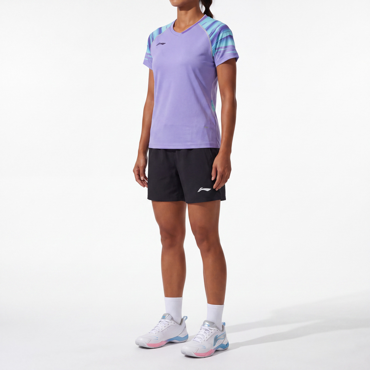 Li-Ning Polar Stripes paars dames