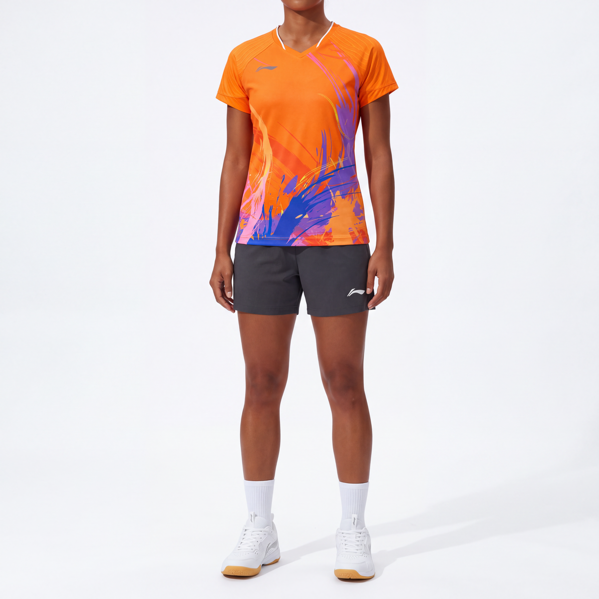 Li-Ning Wild oranje dames