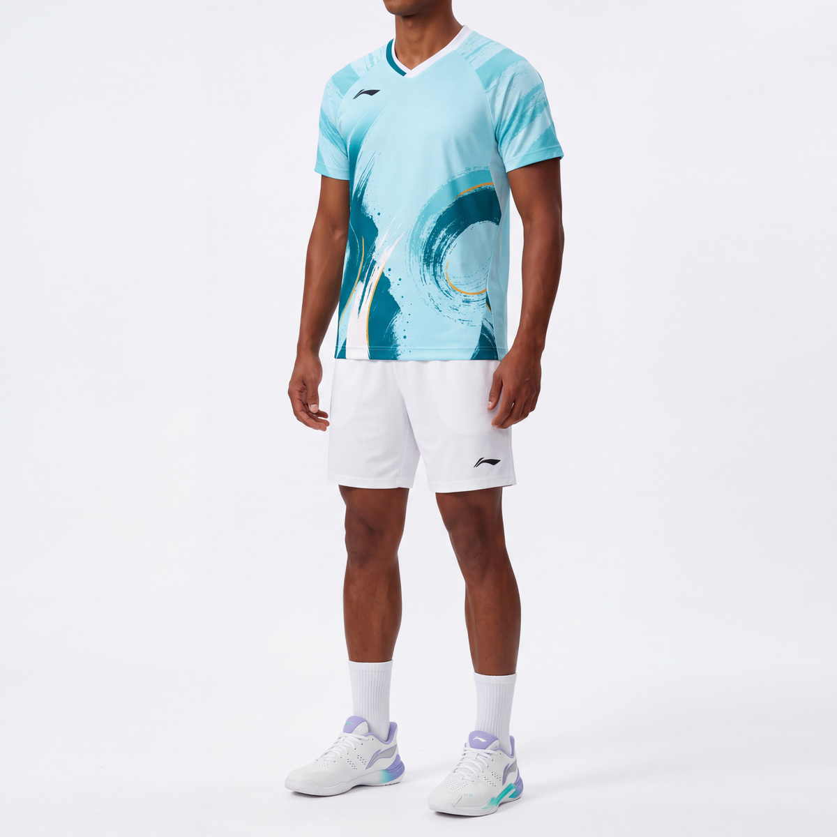Li-Ning Paint lichtblauw uniseks