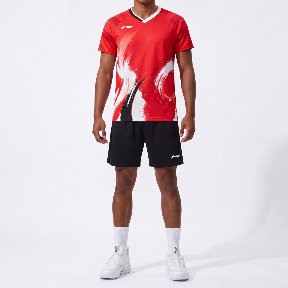 Li-Ning Paint rood uniseks