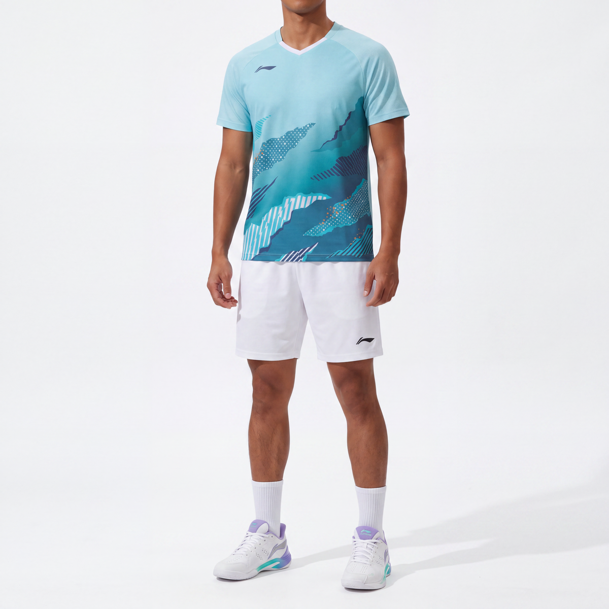 Li-Ning Valley lichtblauw unisex