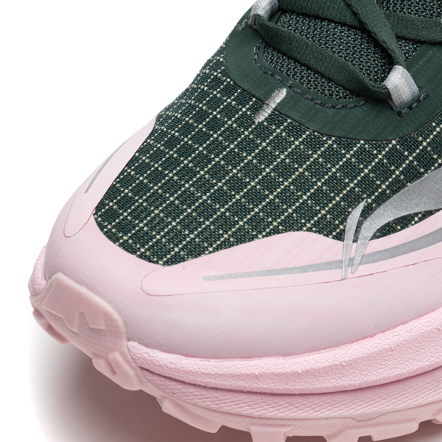 Li-Ning Trail Dilu V2 donkergroen/roze dames