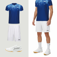 Li-Ning Champion blauwe streep unisex