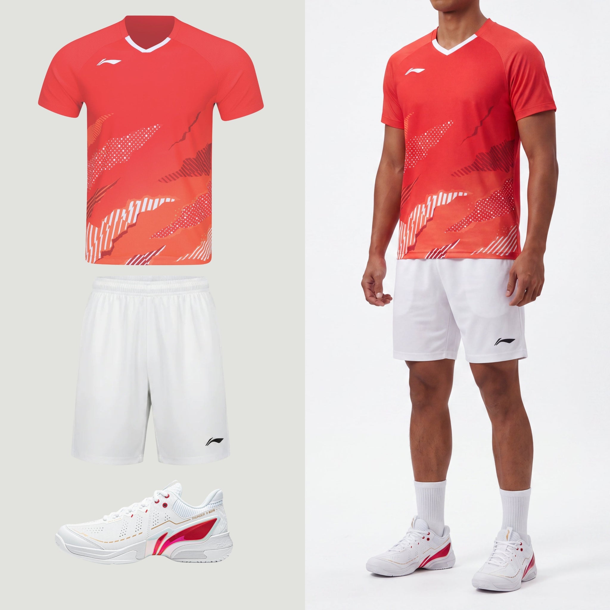 Li-Ning Valley rood unisex