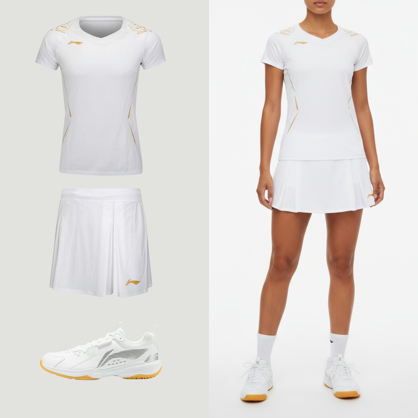 Li-Ning International New wit dames