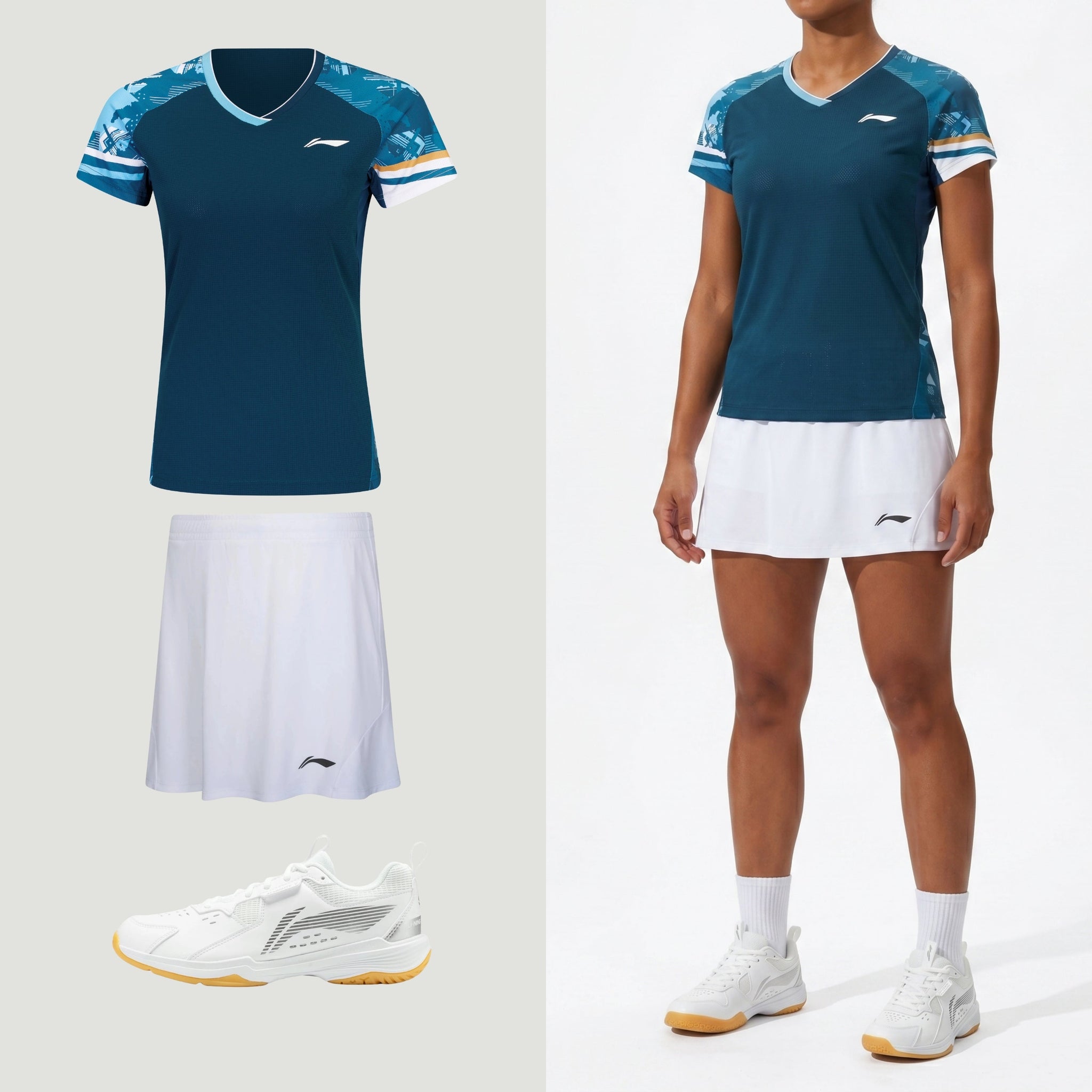 Li-Ning Global Blue dames