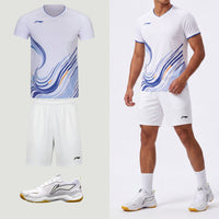 Li-Ning Wave Stripes wit uniseks