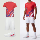 Li-Ning Wave Stripes rood uniseks