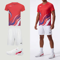 Li-Ning Wave Stripes rood uniseks