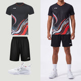 Li-Ning Wave Stripes zwart uniseks