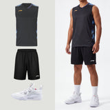Li-Ning Polar Stripes zwarte tanktop