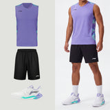 Li-Ning Polar Stripes paarse tanktop