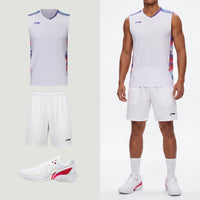 Li-Ning Polar Stripes witte tanktop