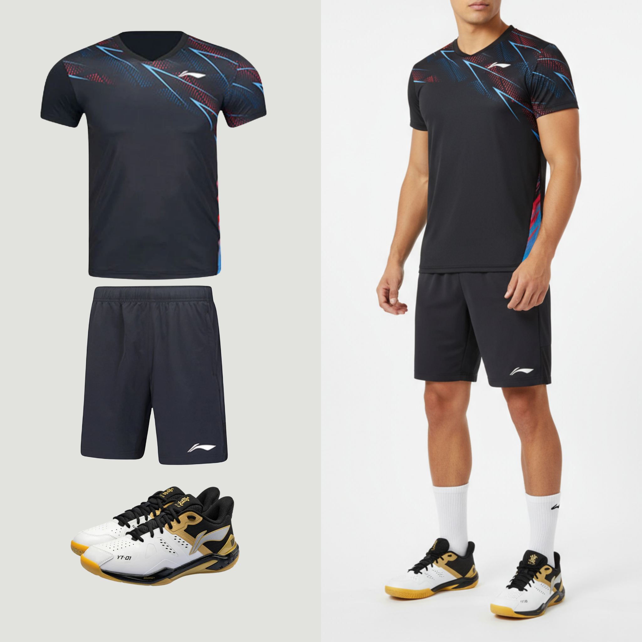 Li-Ning Pocket zwart heren