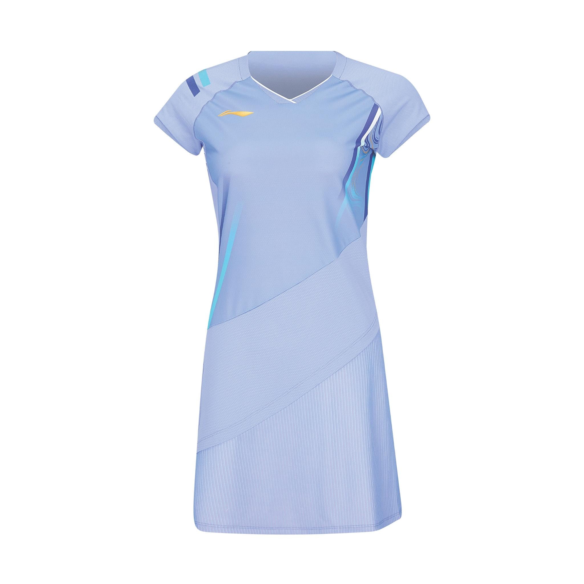 Li-Ning Side Effect lichtblauwe jurk