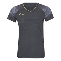Li-Ning Badminton T-Shirt - Li-Ning Point Pro Black Women - SportYouUp Danmark