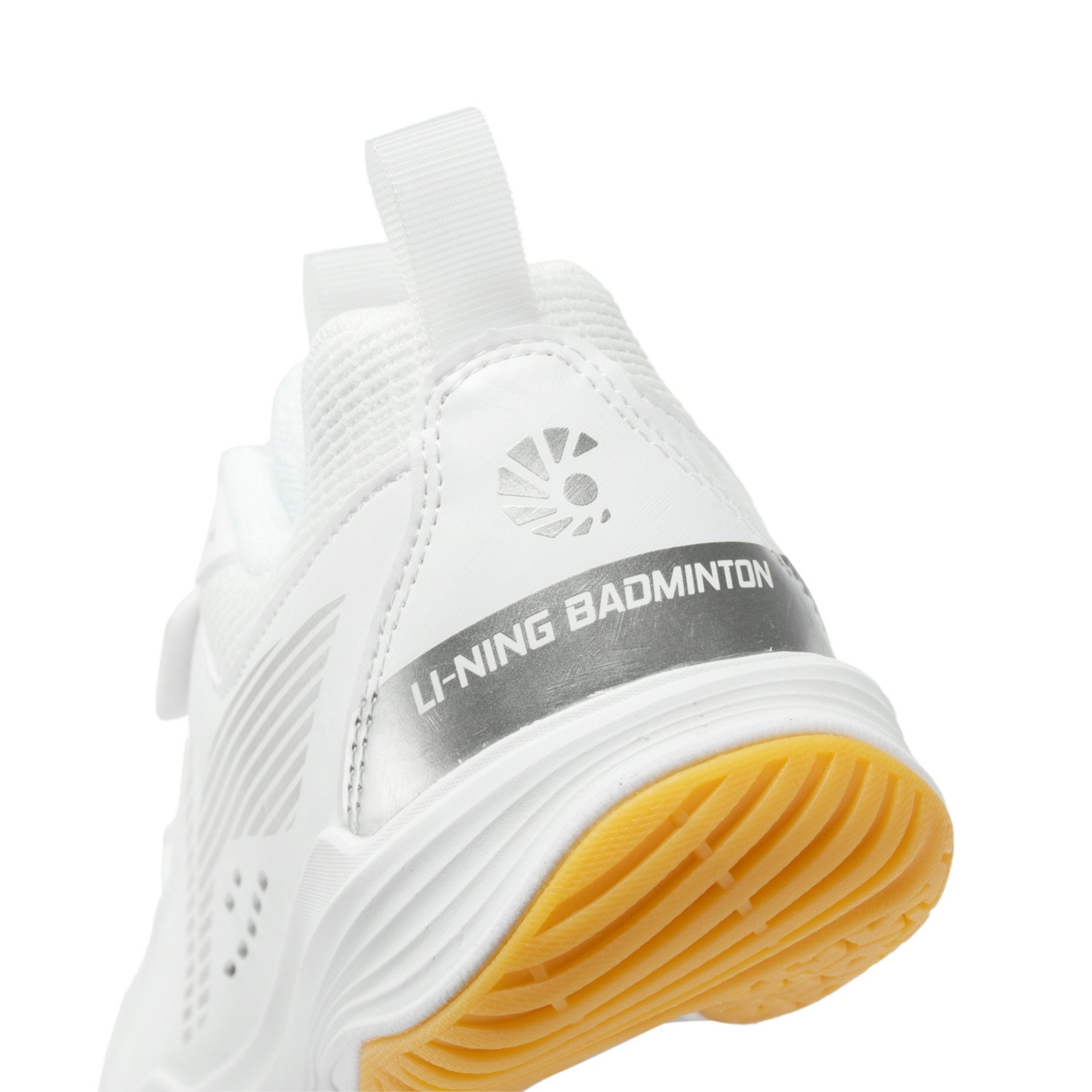 Li-Ning Almighty V White badmintonsko til brede fødder